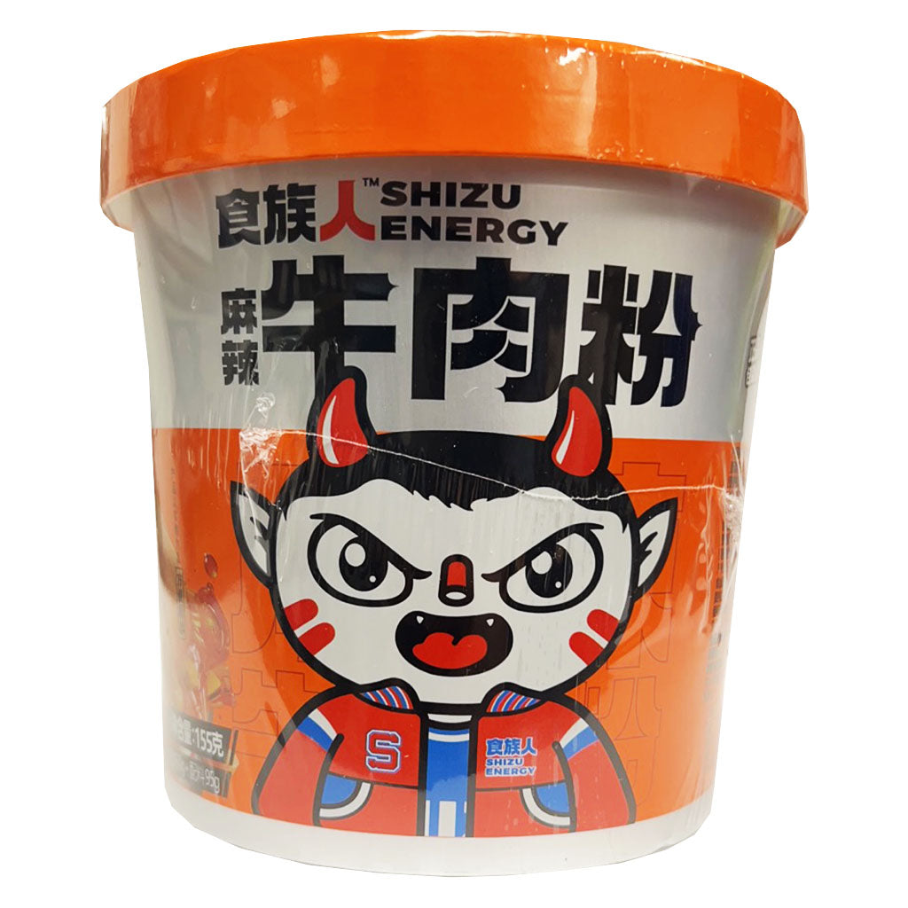 Shizuren Spicy Artificial Beef Vermicelli 155g ~ 食族人 麻辣牛肉粉  155g