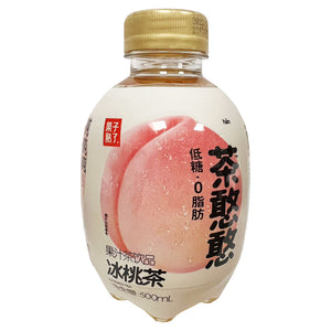 Guozishule Ice Peach Tea 500ml ~ 果子熟了 茶憨憨冰桃茶 500ml