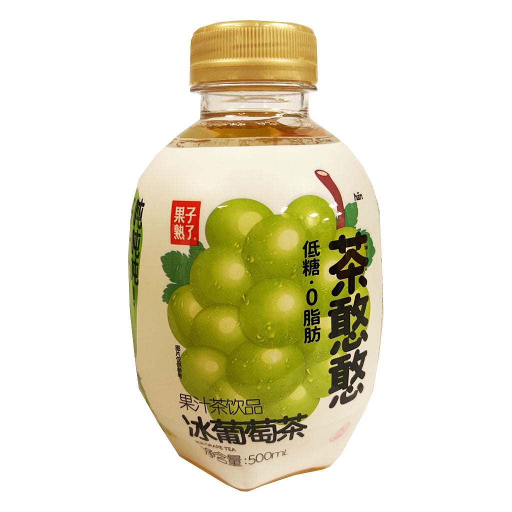 Guo Zi Shu Le Ice Grape Tea 500ml ~ 果子熟了 茶憨憨 冰葡萄茶 500ml