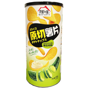 Liang Ting Wu Potato Crisps Cucumber Salad Flavour 115g ~ 良町屋 青瓜沙拉味薯片 115g