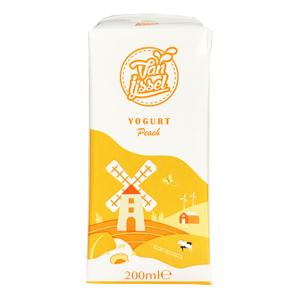 Van Ijssel Yogurt Peach 200ml ~ Van Ijssel 酸奶 水蜜桃味 200ml