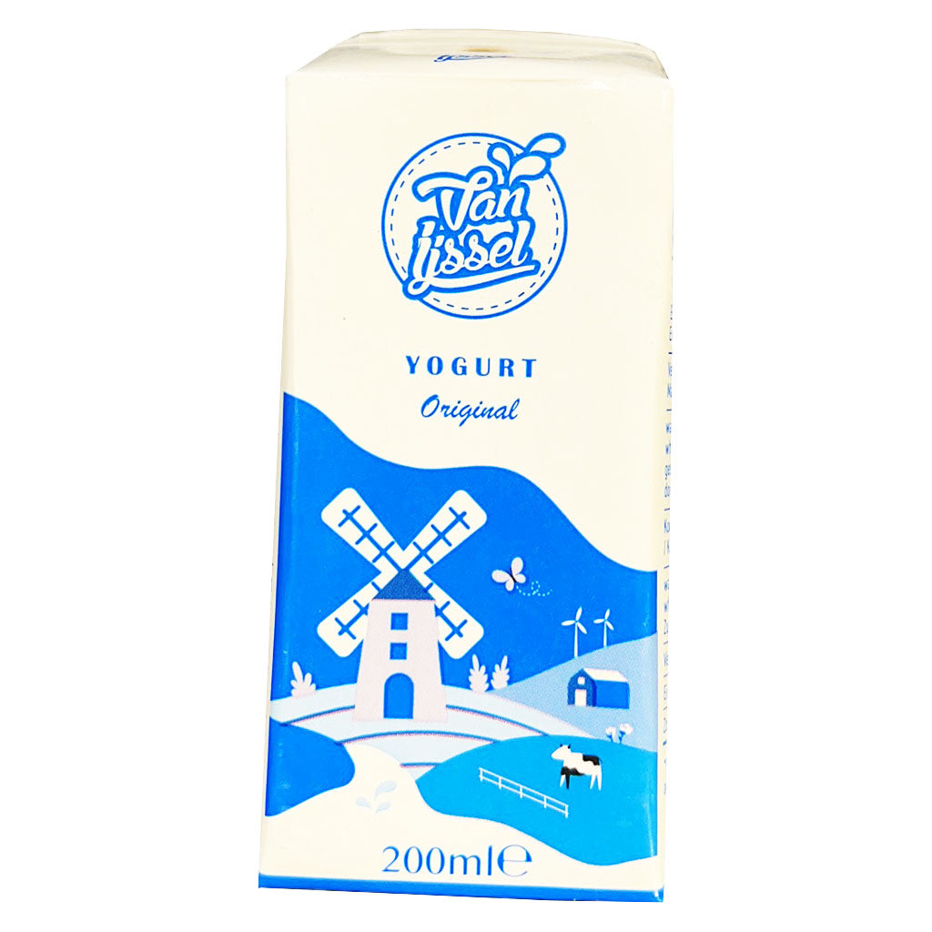 Van Ijssel Yogurt Original 200ml ~ Van Ijssel 酸奶 原味 200ml