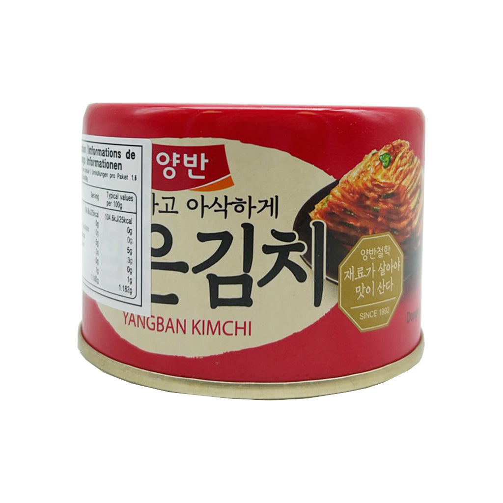Dongwon Yangban Canned Korean Kimchi 160g ~ Dongwon 罐頭泡菜 160g