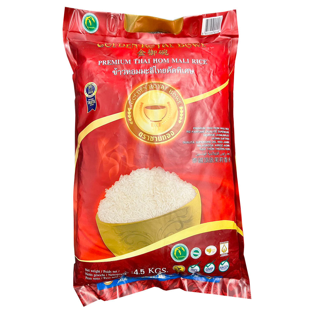 Golden Bowl Thai Hom Mali Rice 4.5kg ~ 金御碗 泰国香米 4.5kg