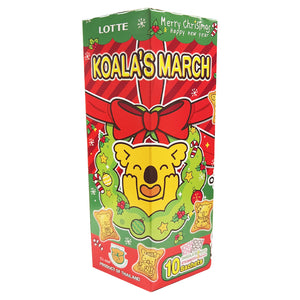 TH Koala's March XMas 195g ~ 乐天小熊饼 草莓味注心饼干 圣诞装 195g