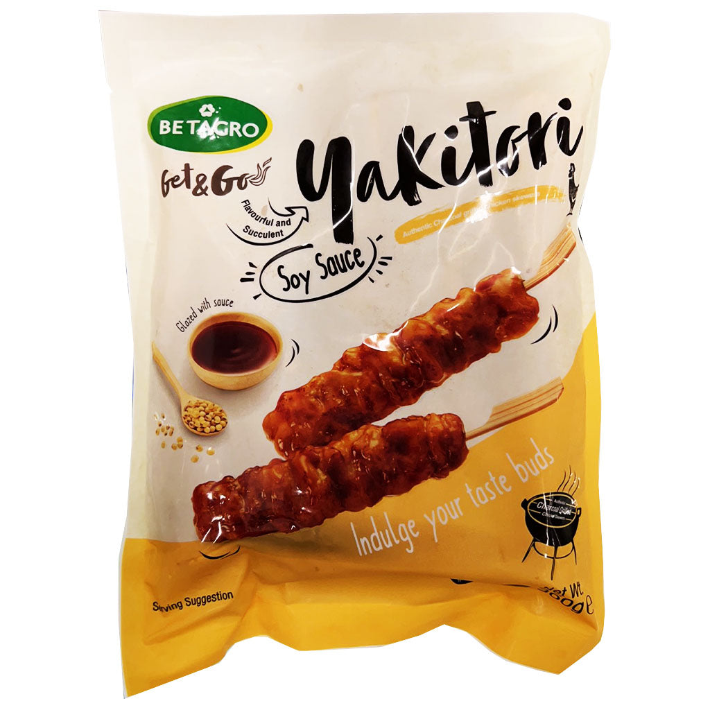 Betagro Chicken Yakitori With Soy Sauce 360g ~ Betagro 日式烤鸡串烧 360g
