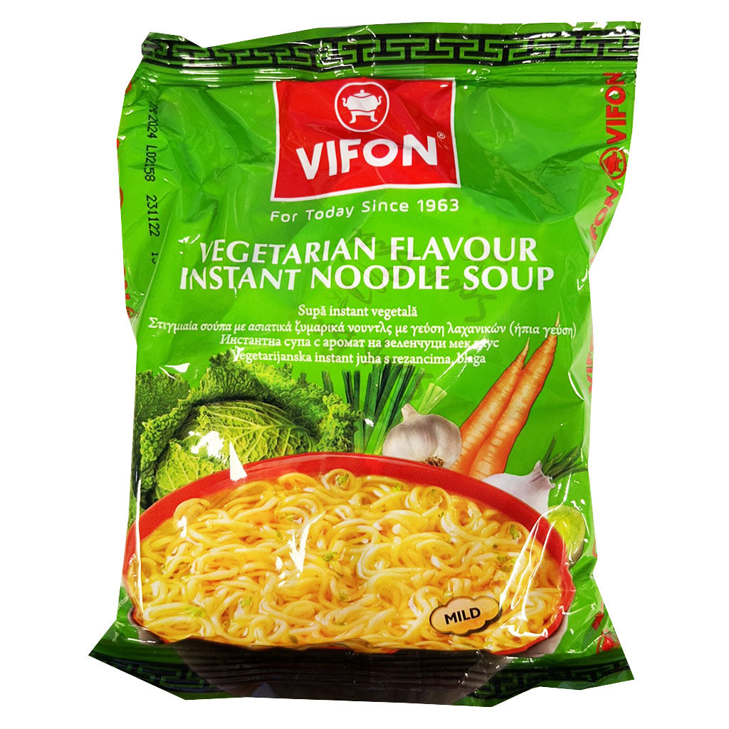 Vifon Vegetable Flavour Instant Noodles 60g ~ Vifon 速食面 蔬菜味 60g