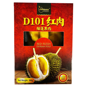 Hernan Food Red Flesh Durian Pulp 300g ~ Hernan D101红肉 冷冻榴莲果肉 300g