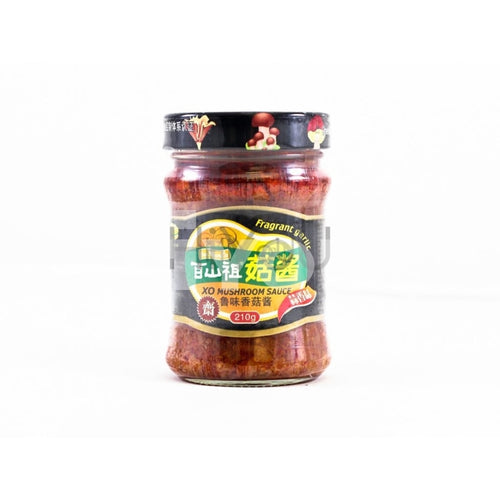 Baishanzu Xo Mushroom Sauce Fragrant Garlic 210G ~ Sauces