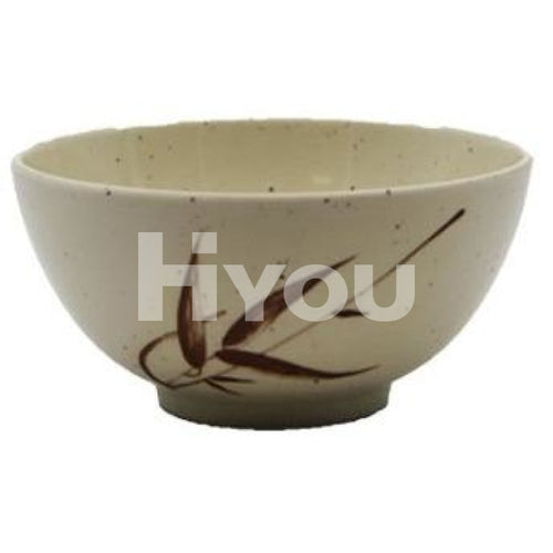 Bamboo Pattern Rice Bowl 1Pc ~ Tableware