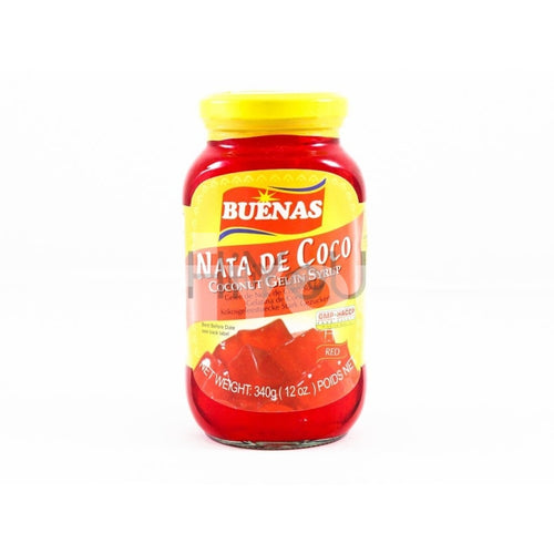 Buenas Coconut Gel In Syrup Red 340G ~ Desserts