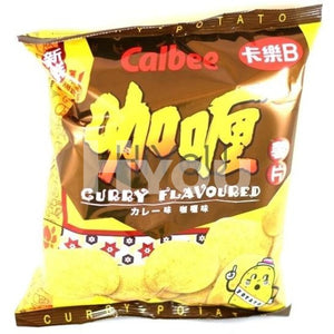 Calbee Potato Crisps Curry Flavour 55G ~ B Snacks