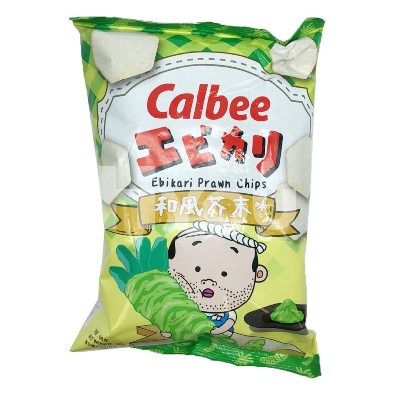 Calbee Prwan Chips Ebikari Wasabi Flavour ~ B Snacks