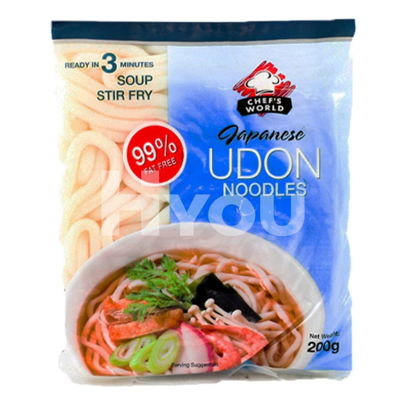 Chef's World Japanese Udon Noodles 200g ~ 乌冬面 200g