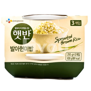 Cheiljedang Sprouted Brown Rice 3X210G ~ Instant