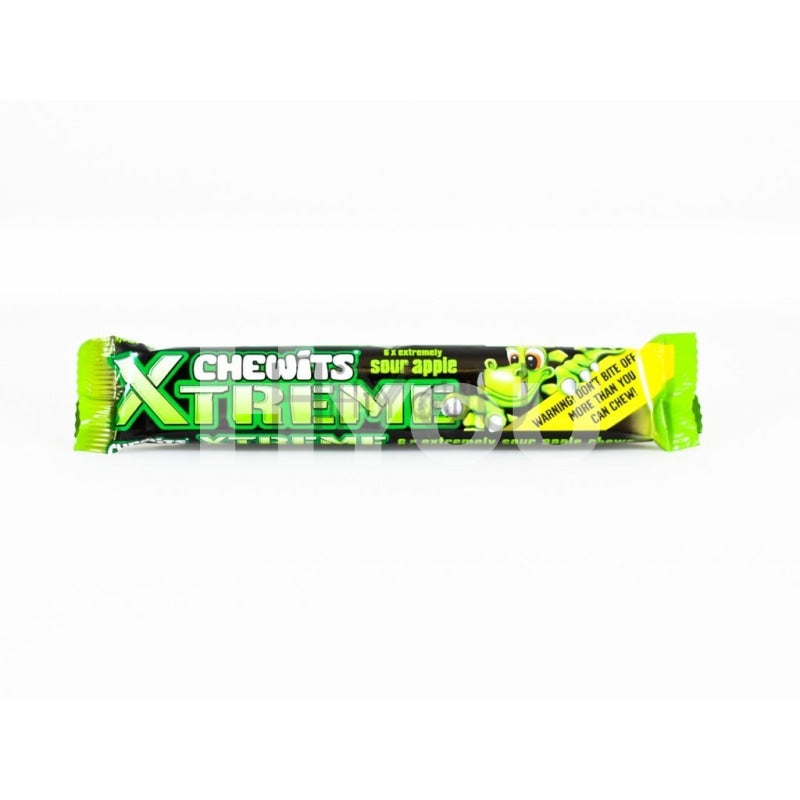 Chewits Xtreme Extremely Sour Apple 30G ~ Confectionery