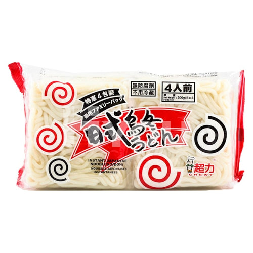 Chewy Instant Japanese Noodles Udon 4X200G ~