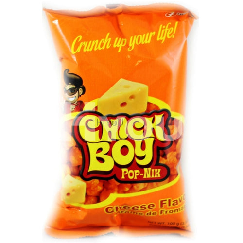 Chick Boy Pop Nik Cheese Flavoured 100G ~ Snacks