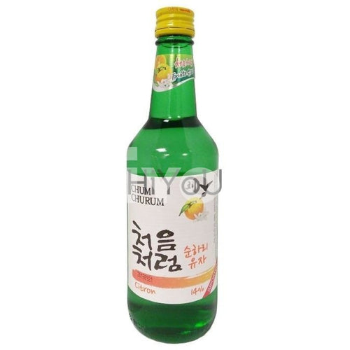 Chum Churum Soju Citron Flavour Alc 14% 360Ml ~ Alcoholic
