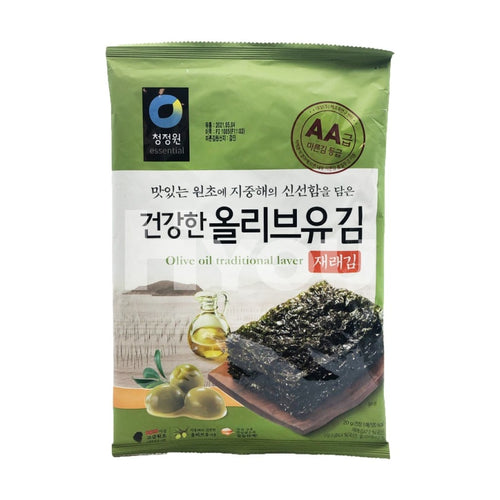 Chung Jung One Olive Oil Traditional Laver 20G ~ Snacks