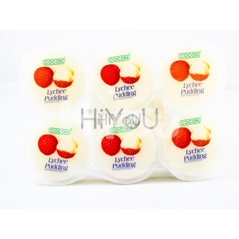 Cocon Lychee Pudding With Nata De Coco 6X80G ~ Confectionery