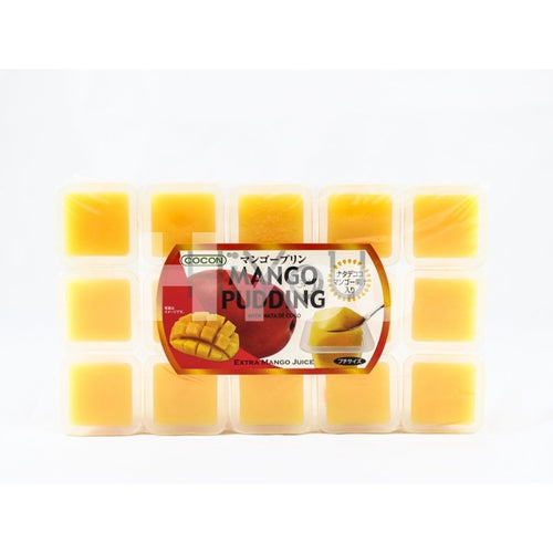 Cocon Nata De Coco Cup Pudding Tray Mango 15X35G ~ Confectionery