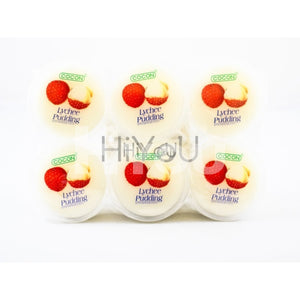 Cocon Nata De Coco Pudding Lychee 6X118G ~ Confectionery