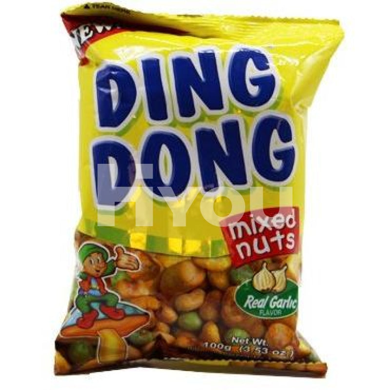 Ding Dong Mixed Nuts Real Garlic Flavor 100G ~ Snacks