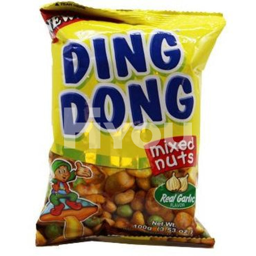 Ding Dong Mixed Nuts Real Garlic Flavor 100G ~ Snacks