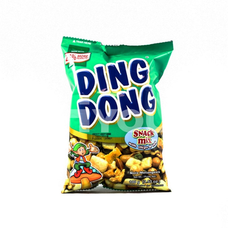 Ding Dong Snack Mix With Chips & Curls 100G ~ Snacks
