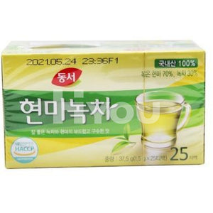 Dongsuh Brown Rice Green Tea 25X1.5G ~ Soft Drinks