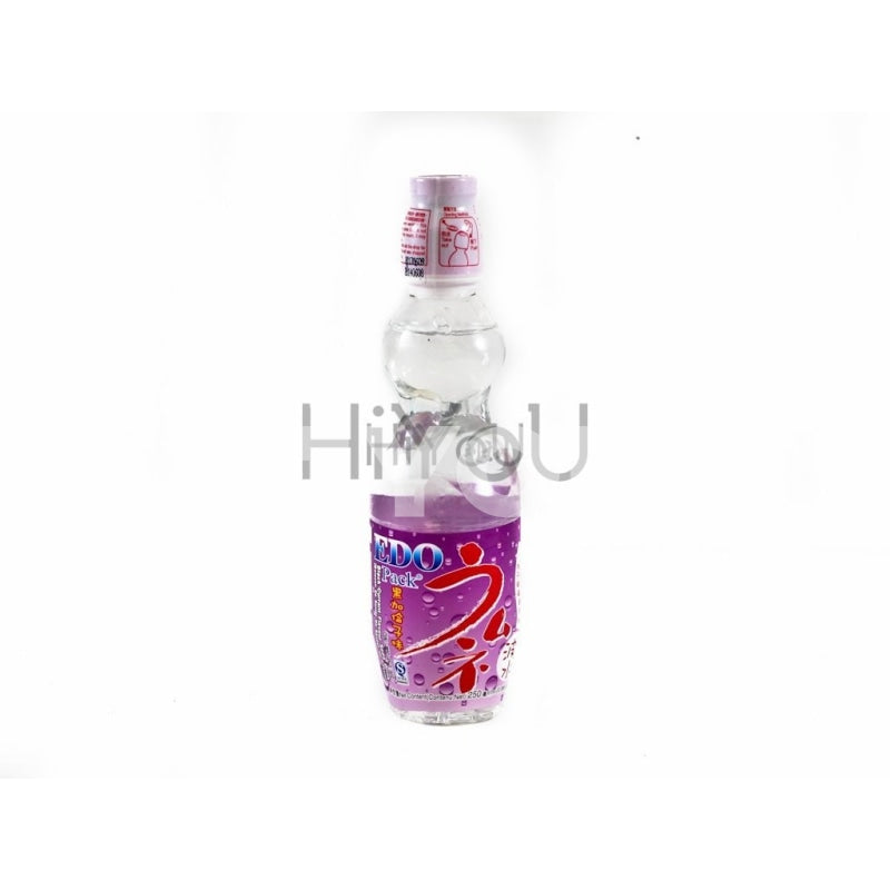 Edo Pack Black Currant Flavour Soda Drink 250ml ~ Edo 波子水 黑加仑子味 250ml