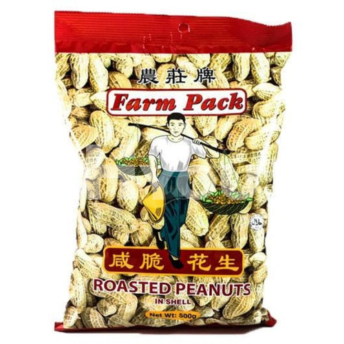 Farm Pack Roasted Peanuts In Shell 500G ~ Snacks