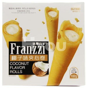 Franzzi Egg Roll Coconut Flavour 102G ~ Confectionery