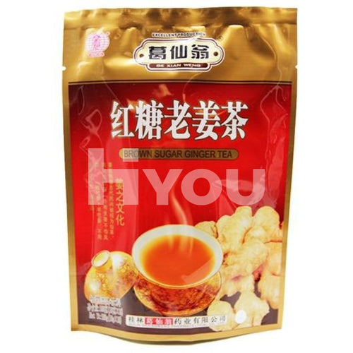 Ge Xian Weng Brown Sugar Ginger Tea 16X10G ~ Instant