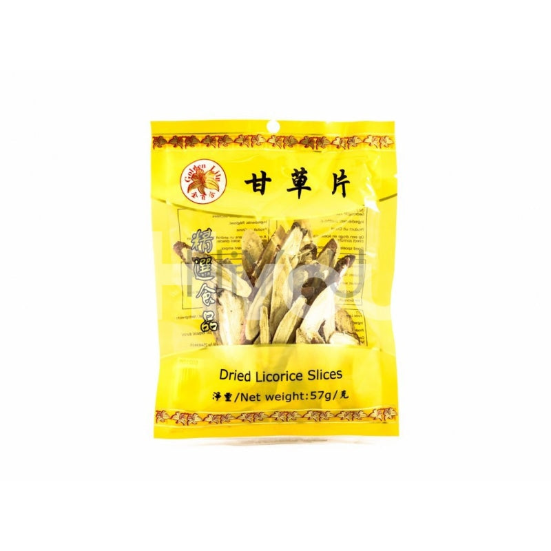 Golden Lily Dried Licorice Slices 50G ~ Dry Seasoning