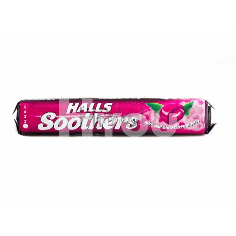 Halls Soothers Blackcurrant 45G ~ Confectionery