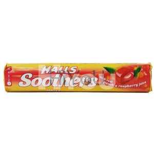Halls Soothers Peach &amp; Raspberry 45G ~ Confectionery
