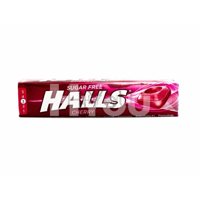 Halls Sugar Free Cherry 34G ~ Confectionery