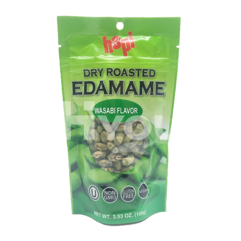 Hapi Dry Roasted Edamame Wasabi Flavour Hapi 干烤毛豆零食 芥末味