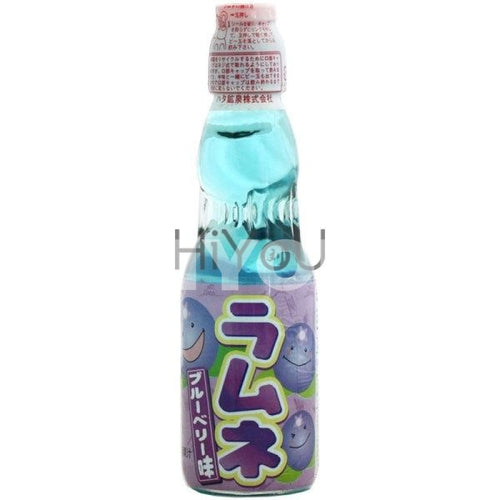 Hata Kosen Blueberry Ramune Soda 200Ml ~ Soft Drinks