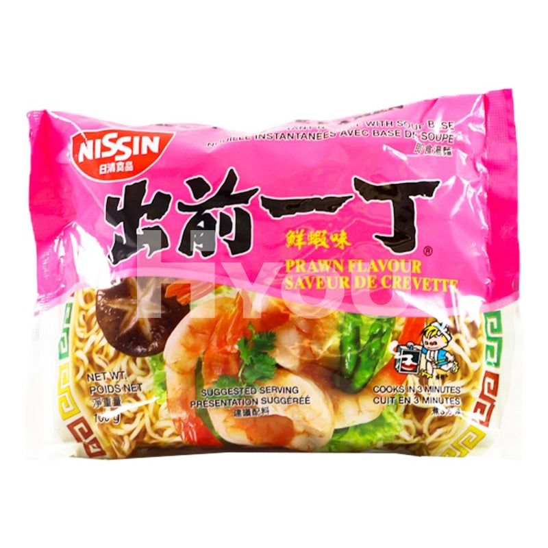 Hk Nissin Instant Noodle Prawn Flavour 100G ~