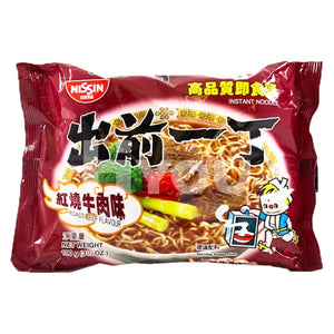 Hk Nissin Instant Noodle Roast Beef Flavour 100G ~