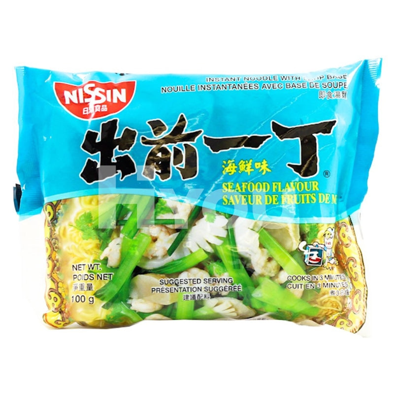 Hk Nissin Instant Noodle Seafood Flavour 100G ~