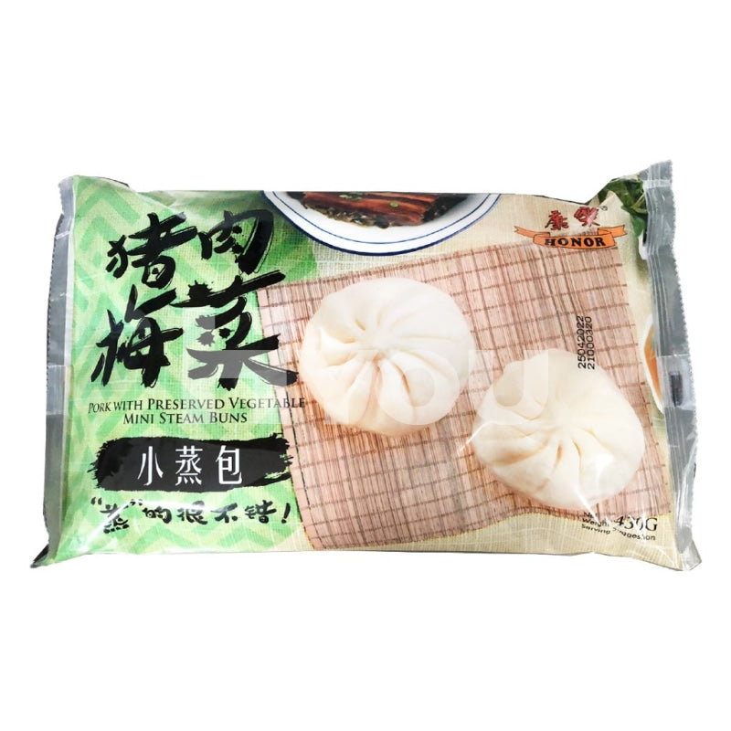 Honor Pork With Preserved Vegetable Mini Bun ~ Oriental