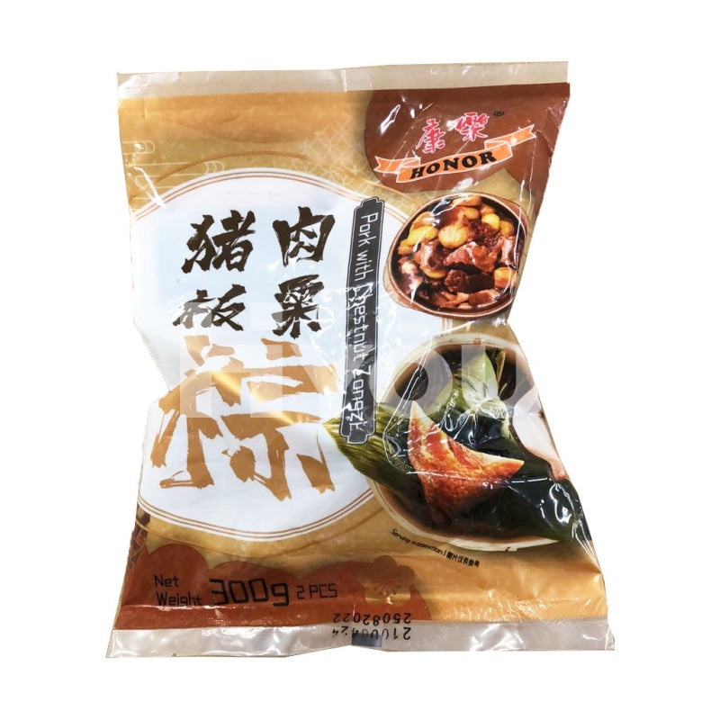 Honor Zongzi Pork With Chestnut 300G ~ Dumplings Wontons & Spring Roll Wrappers