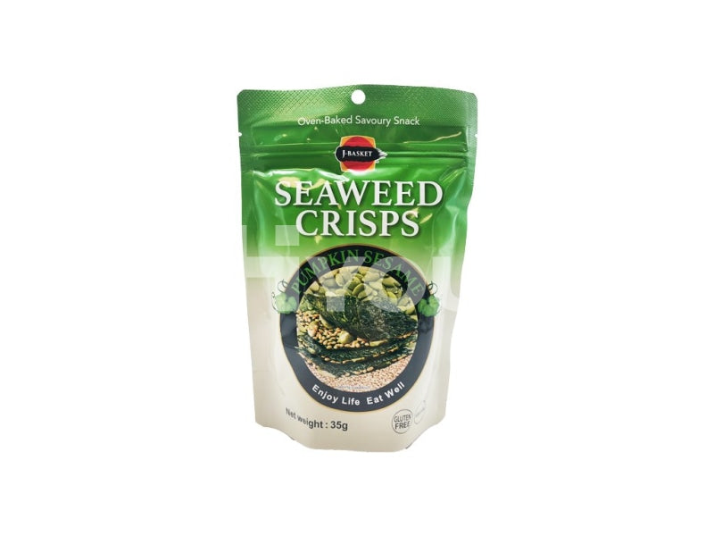 J Basket Seaweed Crisps Pumpkin Sesame 35G ~ Snacks