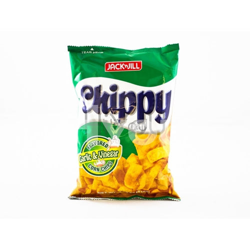 Jack N Jill Chippy Garlic And Vinegar Corn Chips 110G ~ J&j Snacks