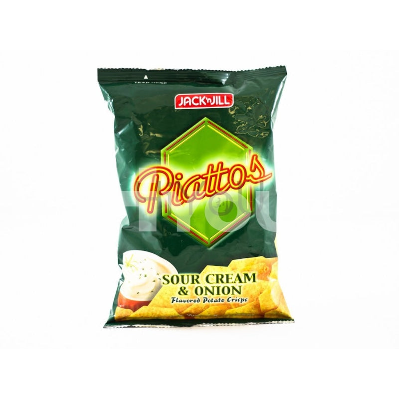 Jack N Jill Piattos Sour Cream&onion Potato Crisp 85G ~ J&j Snacks