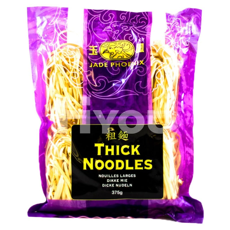 Jade Phoenix Thick Noodles 375g ~ 玉凤牌粗面 375g